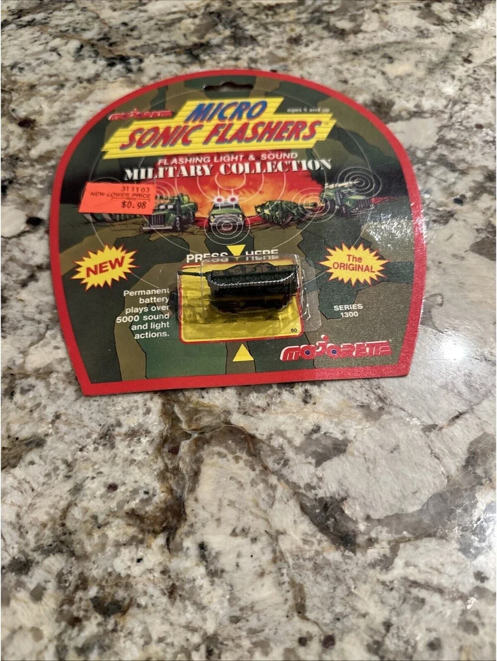 Majorette Micro Sonic Flashers Military Collection Tank NEW + FAST SHIPPING